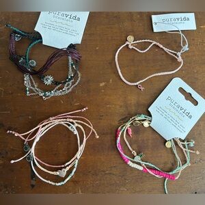 Pura Vida bracelets (multiple sets)